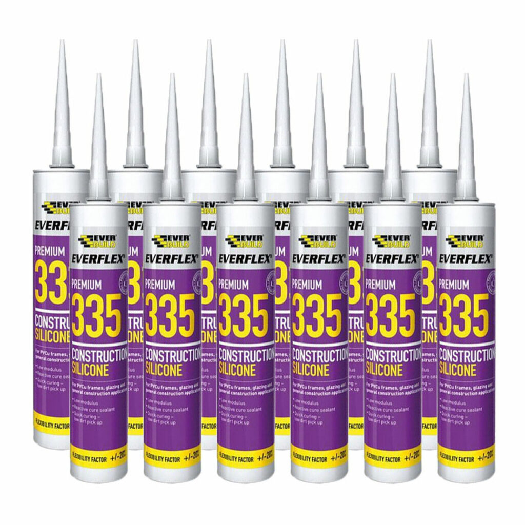 EVERFLEX PREMIUM 335 CONSTRUCTION SILICONE – Sutcliffe Tools