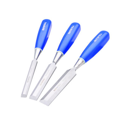 Faithfull BLUE B/E CHISEL SET (3) BLISTER CARDED