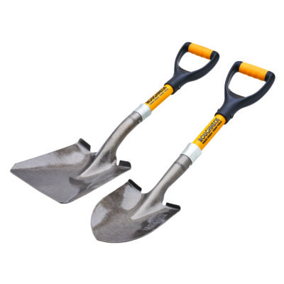 Roughneck MICRO BULK & ROUND SHOVEL TWIN PACK