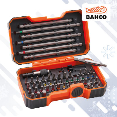 Bahco 54 Piece Colour Coded Bit Set