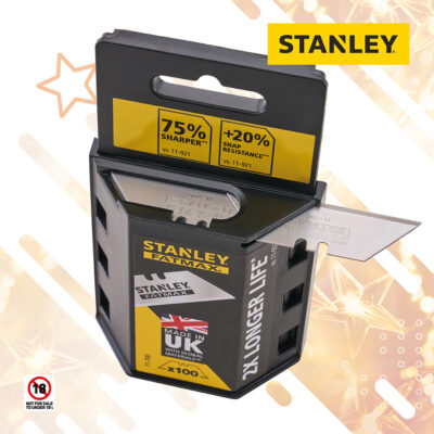 Stanley Replacement Trimming Knife Blades (100)