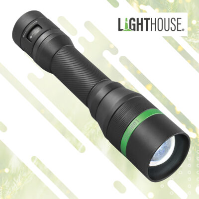 Lighthouse 1000 Lumens Rechargeable Focus Torch