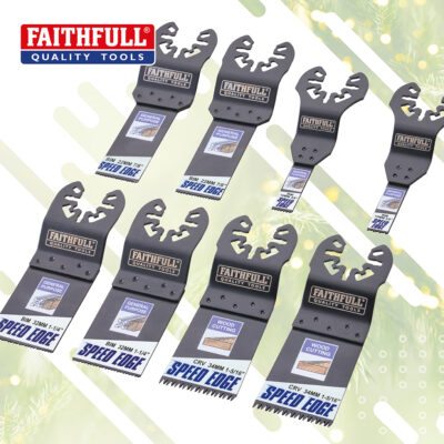 Faithfull 8 Piece Multi-Tool Speed Edge Blade Set