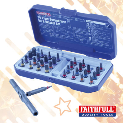 Faithfull Multi-Palm Ratchet Driver Set