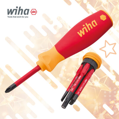 Wiha 6 Piece Slimfix VDE Screwdriver Set