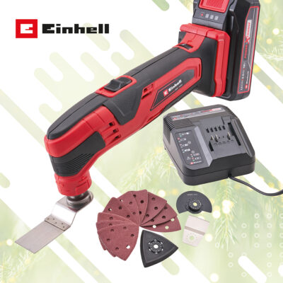 Einhell 18V Multi-Tool Kit with a 2.5Ah Li-ion Battery