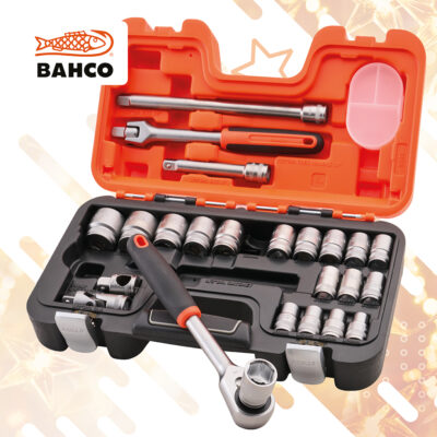 Bahco 1/2in Drive Socket Set (24 Piece)
