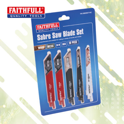 Faithfull 10 Piece Sabre Saw Blade Set