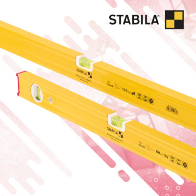 Stabila 60 & 120cm (2 & 4ft) 80AS Level Twin Pack