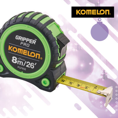Komelon 8m (26ft) Hi-Vis Gripper Tape