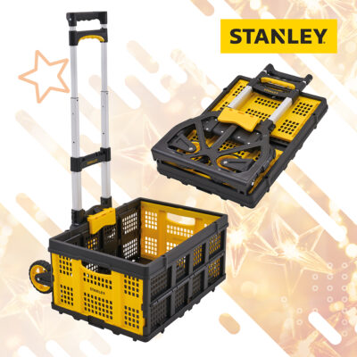 Stanley Folding Hand Truck/Trolley with Basket